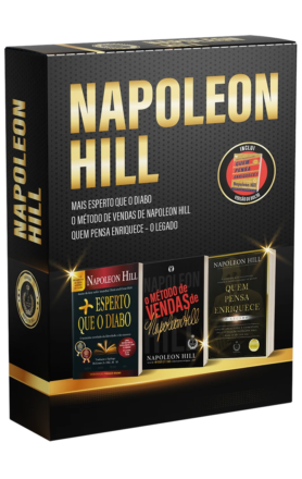 BOX Napoleon Hill – Sucesso e Abundância (MEQD + As Regras de Ouro + QPE o Legado)